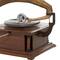 Copper Wood and Metal Vintage Gramophone, 28" x 18" x 16"
